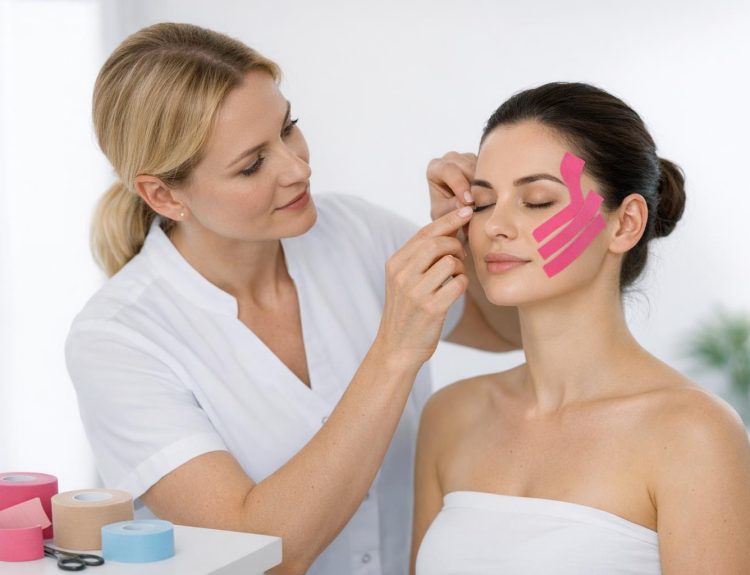 Kurs: kinesiotaping twarzy w naturalnej pracy z owalem — praktyka, która odmienia
