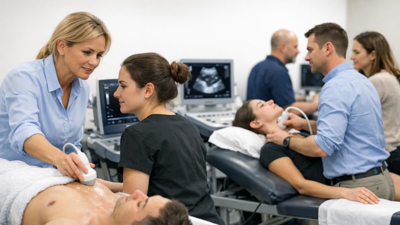 USG w praktyce fizjoterapeuty: jak szkolenia i kursy zmieniają codzienną opiekę