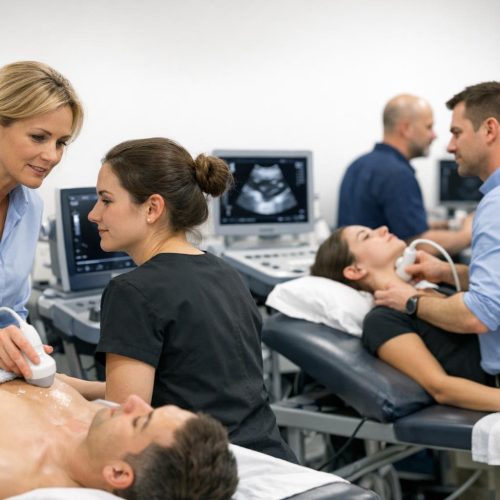 USG w praktyce fizjoterapeuty: jak szkolenia i kursy zmieniają codzienną opiekę