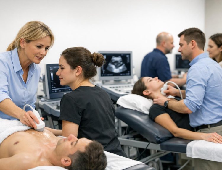 USG w praktyce fizjoterapeuty: jak szkolenia i kursy zmieniają codzienną opiekę