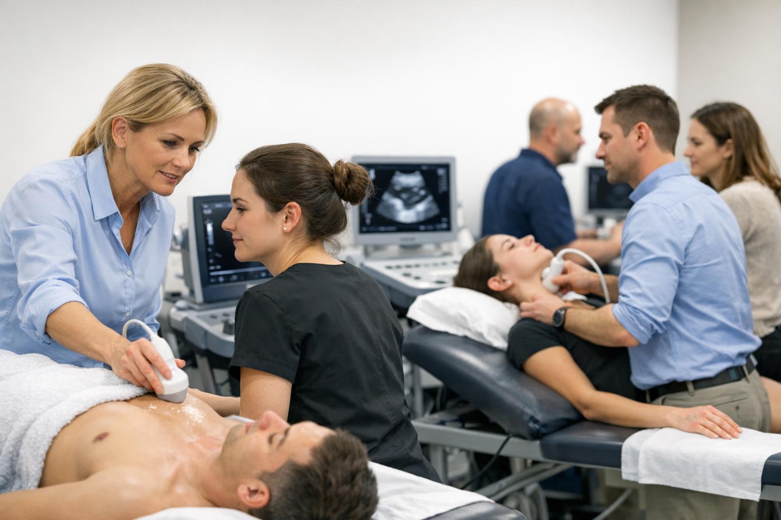 USG w praktyce fizjoterapeuty: jak szkolenia i kursy zmieniają codzienną opiekę